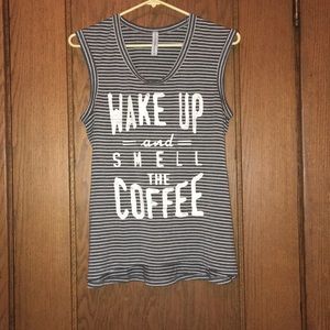 Yuni Los Angeles striped tank EUC size small